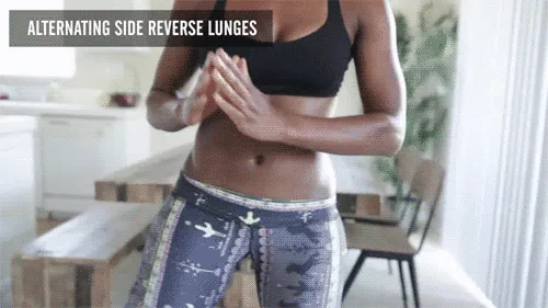 side reverse lunges