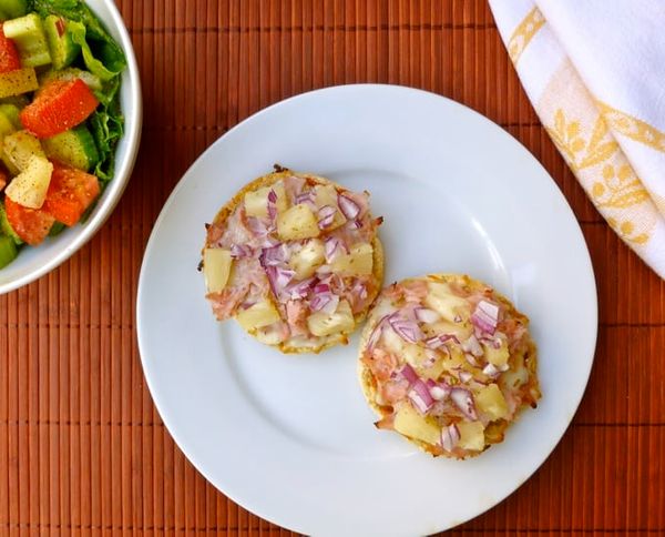 english muffin hawaiian pizza