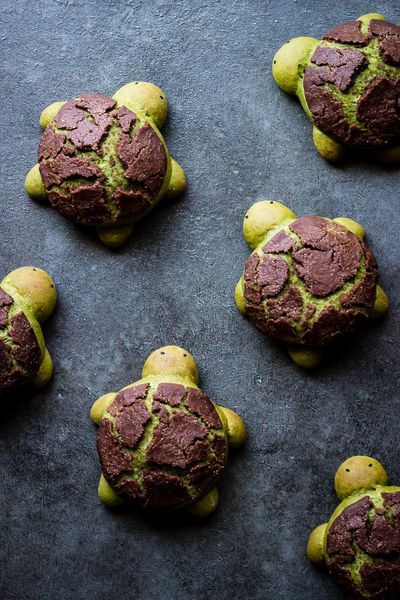 MATCHA MILK BREAD TURTLES - ful-filled