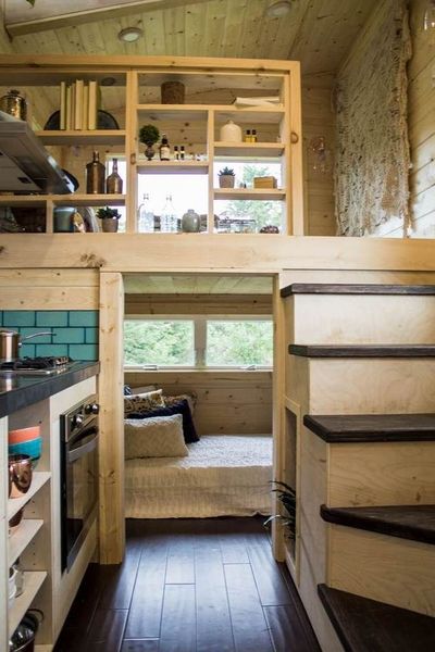 The “Apothecary” Tiny House on Wheels by Tiny Heirloom #tinyhouseinterioronwheels