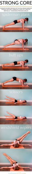 Strong core circuit workout
