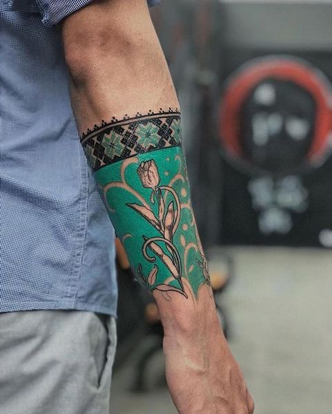 Sleeve wrist tattoo