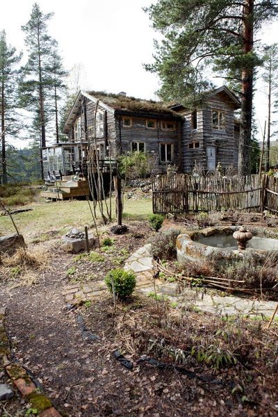 abandoned 250 year old farm house in the Norwegian woods