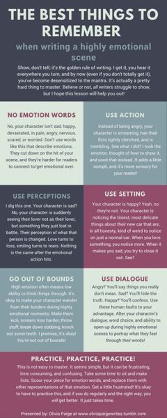 writing emotional scenes