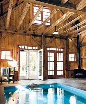 It's a pool....in a barn <3