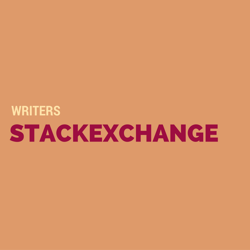 Writer's Stackexchange