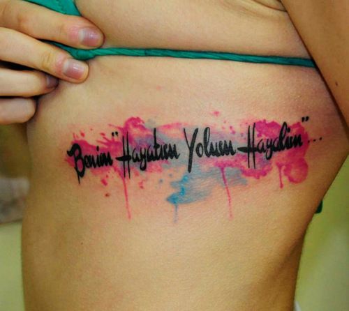 watercolor tattoo