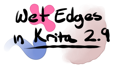 Krita Wet Edges