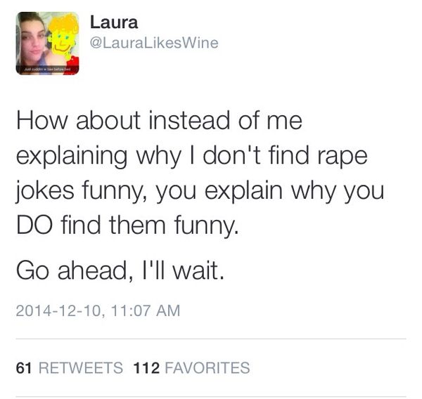 rape jokes