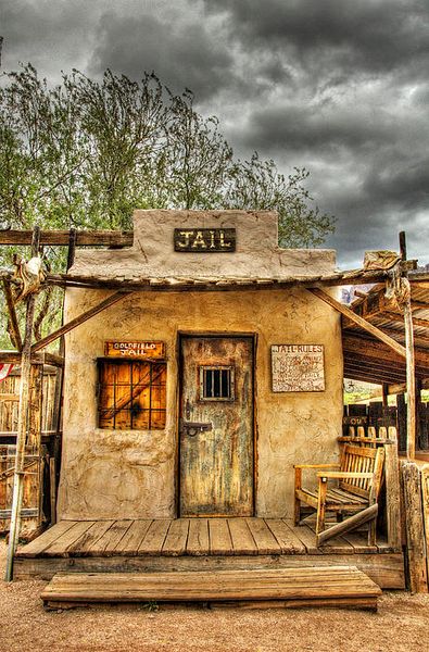 Goldfield Ghost Town - Jail | Photo By Saija Lehtonen | Back in the 1890's Goldfield boasted 3 salo…
