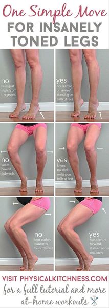 one move for toned legs
