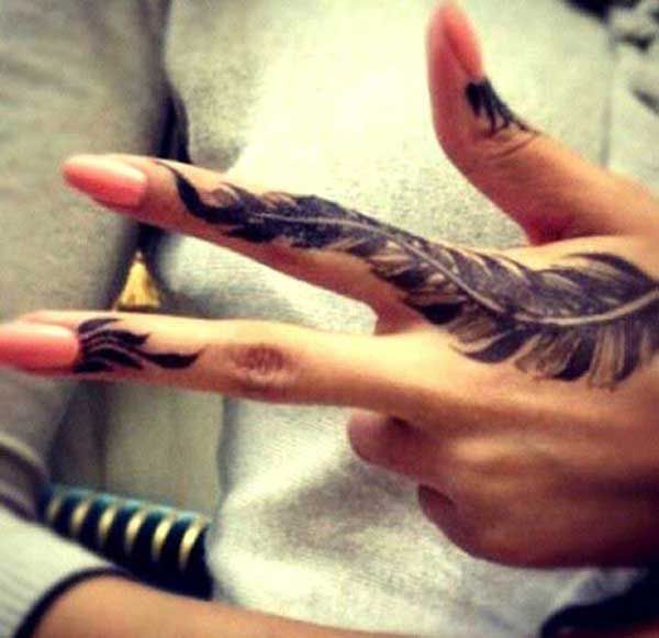 Trend alert: 25 funny and creative finger tattoo ideas