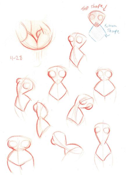 Toony Female Torso Technique by razziejazzie