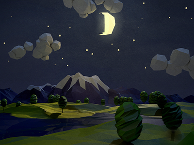 dribbble-night-scene