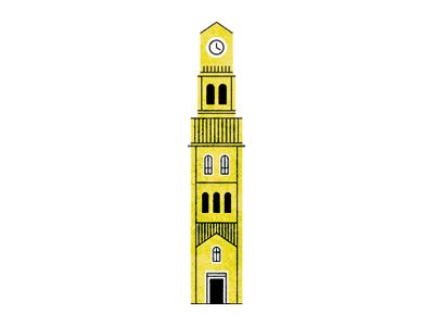 building_yellow_cream_clocktower