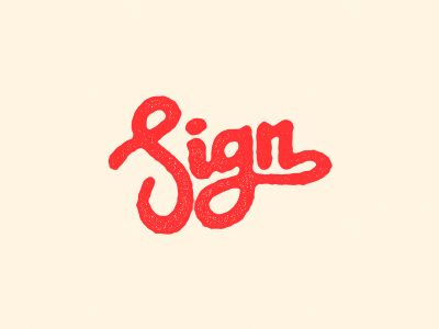 sign