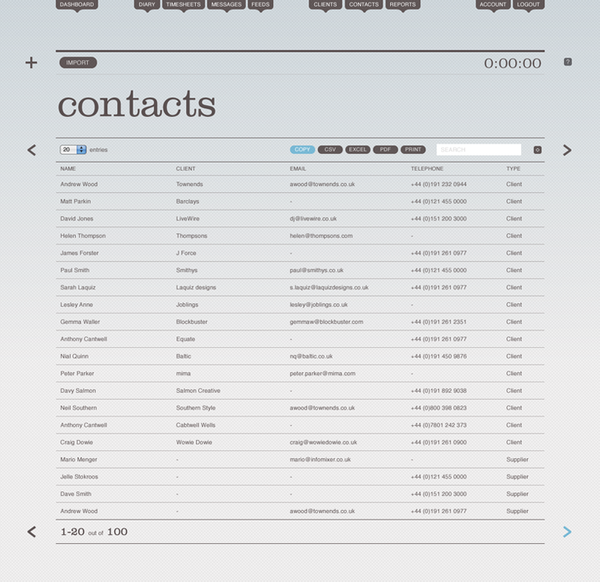 contacts