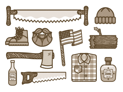 lumber-jack-icons