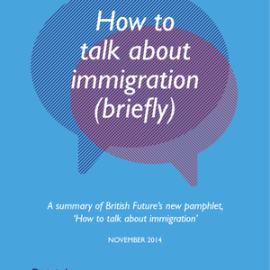cover: How to talk about immigration (briefly)