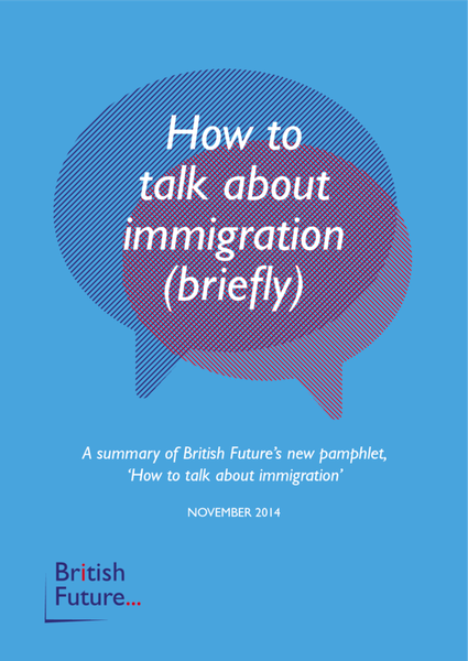 cover: How to talk about immigration (briefly)