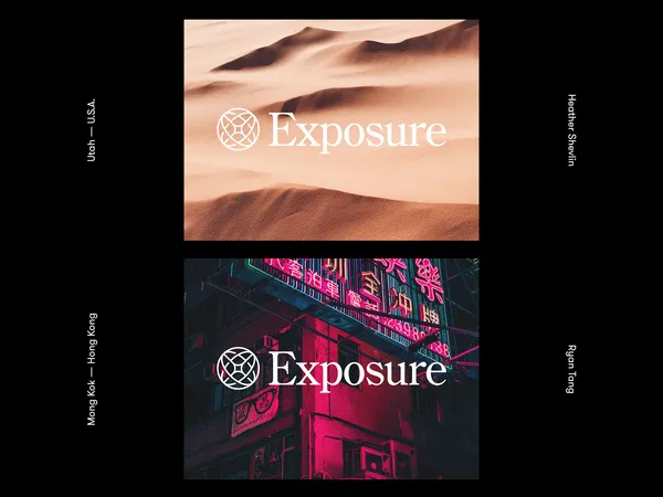 Brand New: New Logo and Identity for Exposure by Smith & Diction