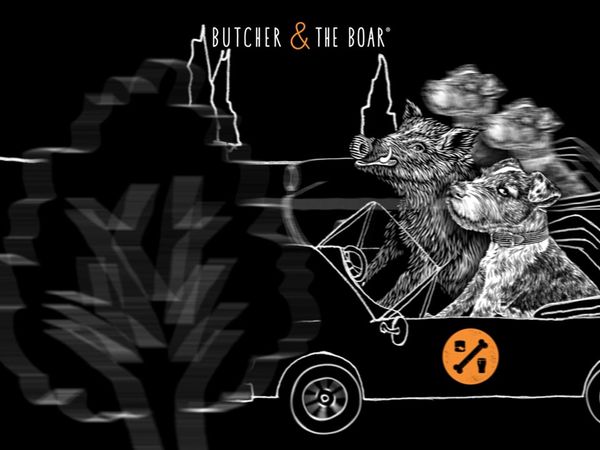 Patio with Pets @ Butcher & The Boar - Car