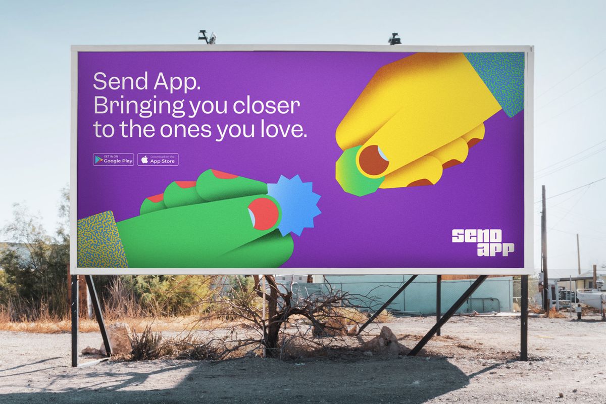 It’s not about the money: Send App’s colour-drenched identity by Verve celebrates its customers…