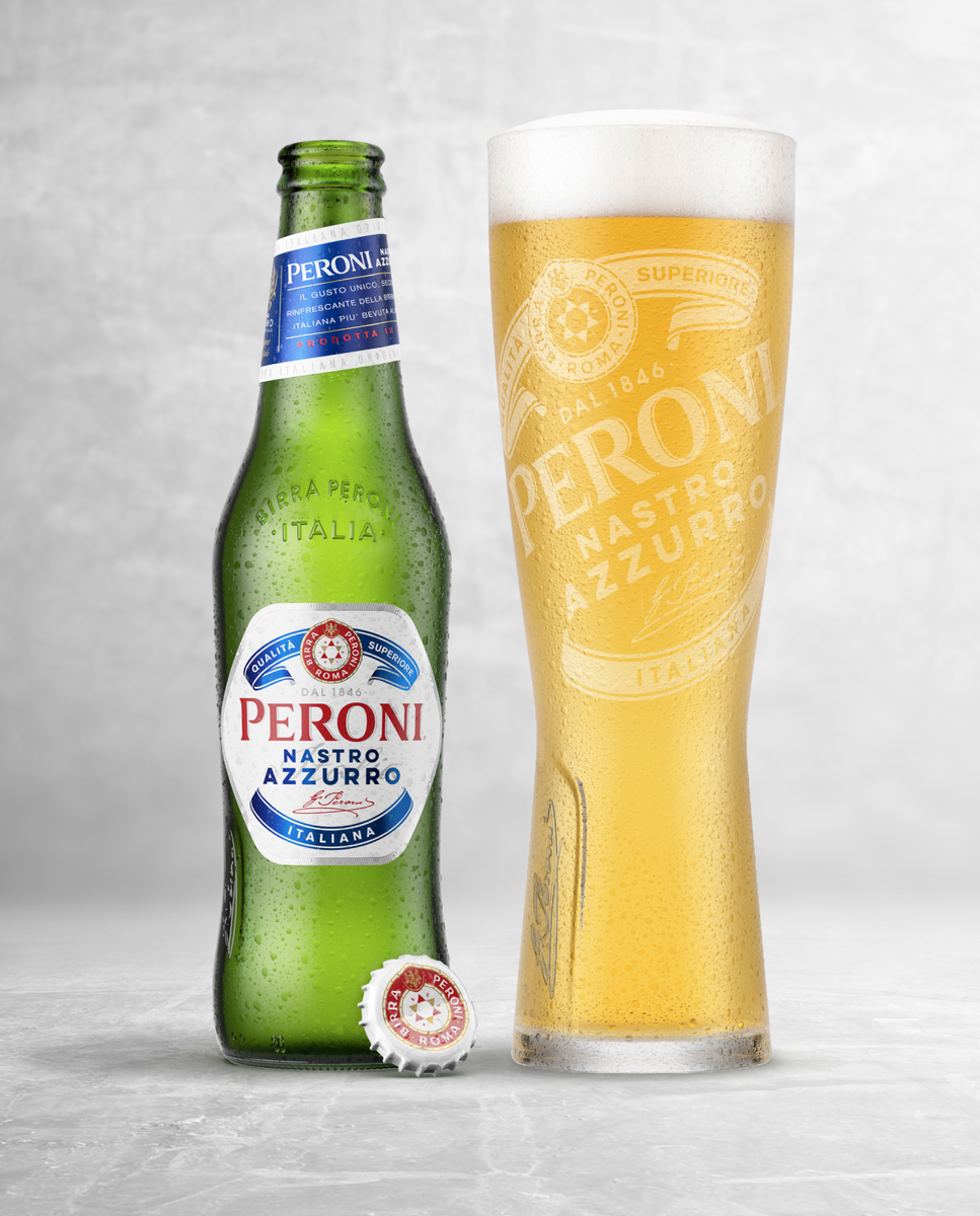 Brand Rejuvenation of Identity, Bottle and Glassware for Super-Premium Italian Beer Brand BRAND DES…