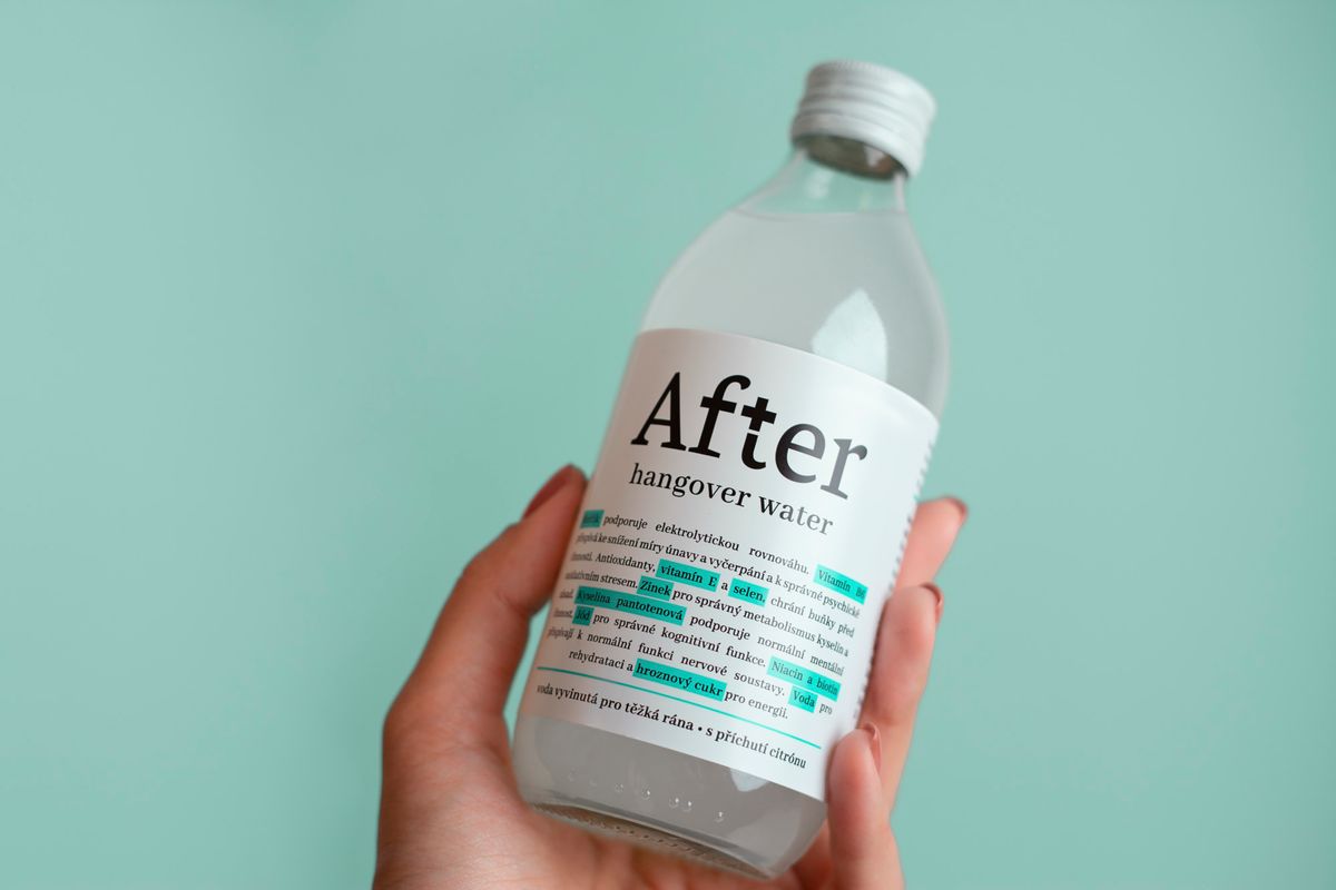 After Hangover Water Branding and Packaging Design BRAND DESIGN World Brand Design Society