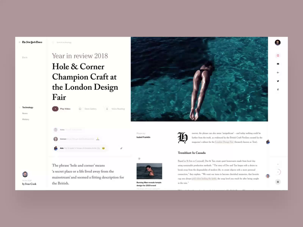 News by Slava Kornilov on Dribbble