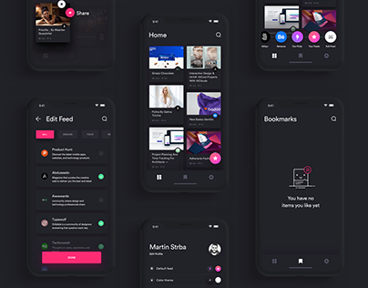 Muzli Mobile App Concept on Behance