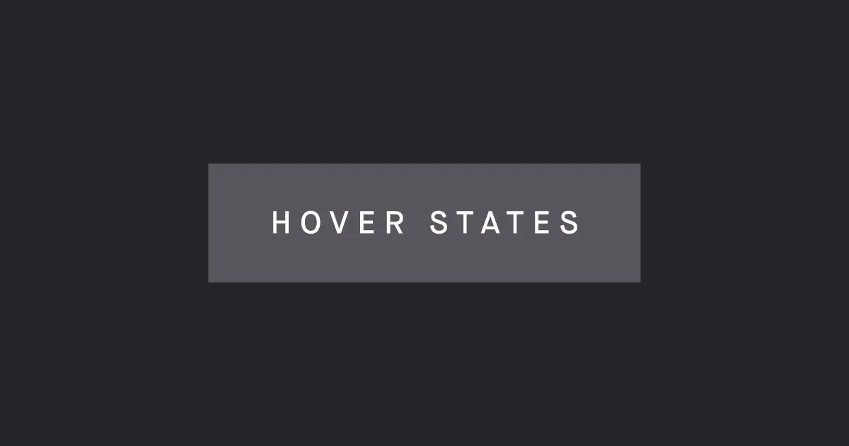 Hover States / All websites