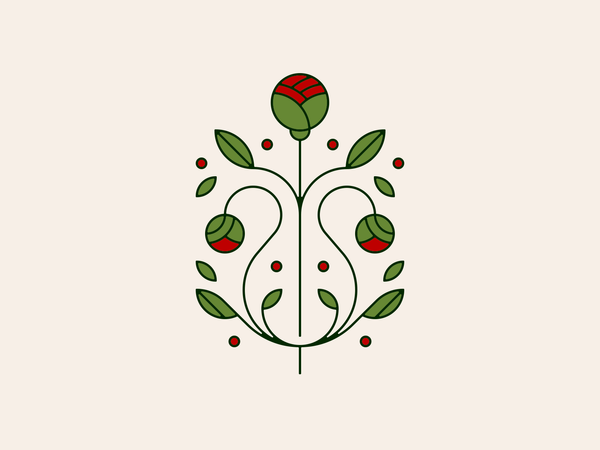 peonies // flower study by Tim Boelaars on Dribbble