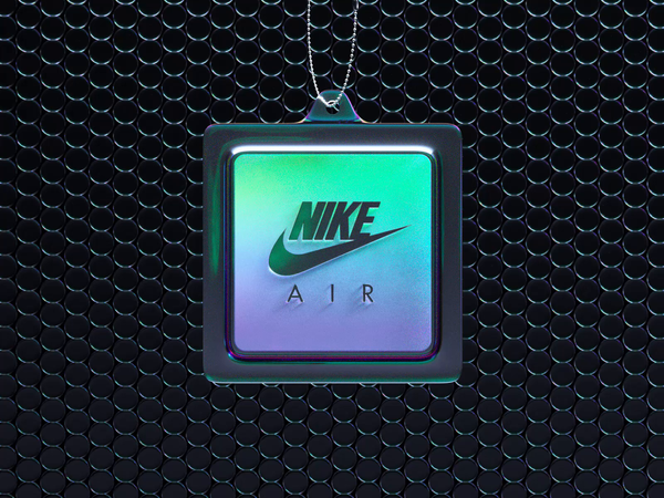 Nike Air Bubble Pack Tag by Nathan Riley for green chameleon on Dribbble