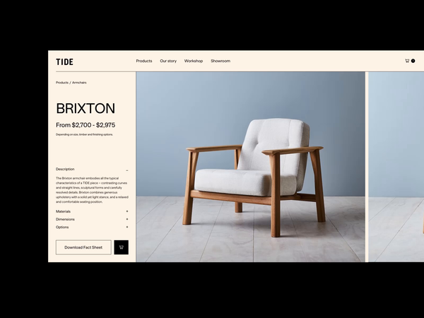 TIDE Concept Product Page 💛 by Ariel Jędrzejczak on Dribbble