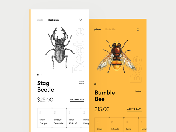 Biological Control Natural Pollination App by Cuberto - Dribbble