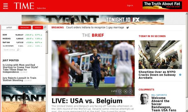 TIME - Breaking News, Analysis, Politics, Blogs, News Photos, Video, Tech Reviews