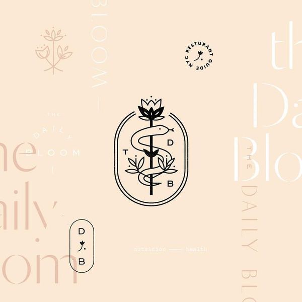 take on the medical caduceus symbol for a wellness power duo | @projectmplus | business brand and i…