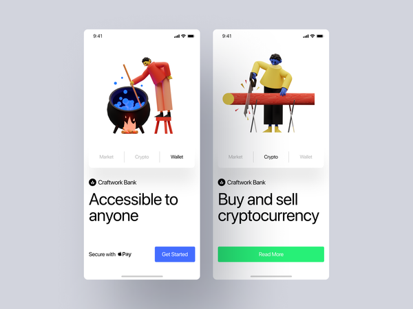 3D Illustrations by bahanotdead for Craftwork Design on Dribbble