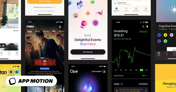 App Motion - Mobile motion design gallery