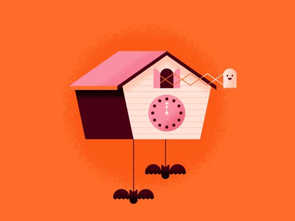 Vectober 10/14 - Clock by Alaina Johnson on Dribbble