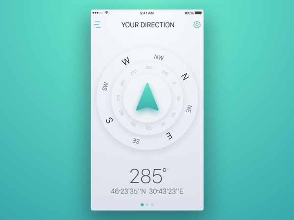 5th Week (Saturday) - Navigation App by Ron E. | Dribbble