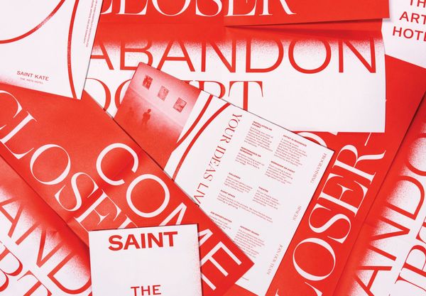 Brand New: New Logo and Identity for Saint Kate Arts Hotel by One Design Company