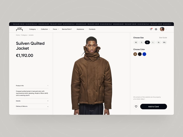 Fashion E-commerce Website Animation by Dmitry Lauretsky for Ronas IT | UI/UX Team on Dribbble