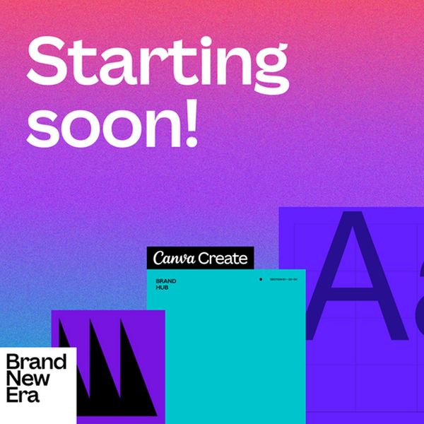 Brand New: New Identity for Canva Create 2023 done In-house