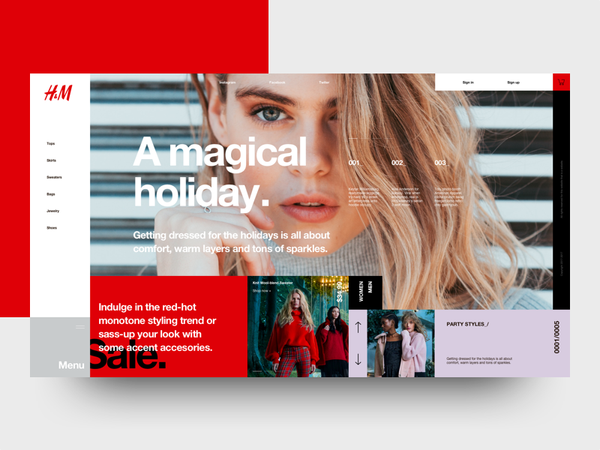 H&M (Concept) by Adrián Somoza - Dribbble