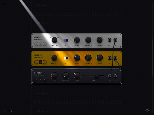 Modular Synth App (Part 2) by Mik Skuza on Dribbble