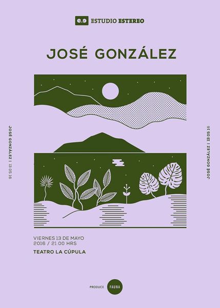 Art direction for a series of gig posters (José González, Kings Of Convenience, City and Colour),…