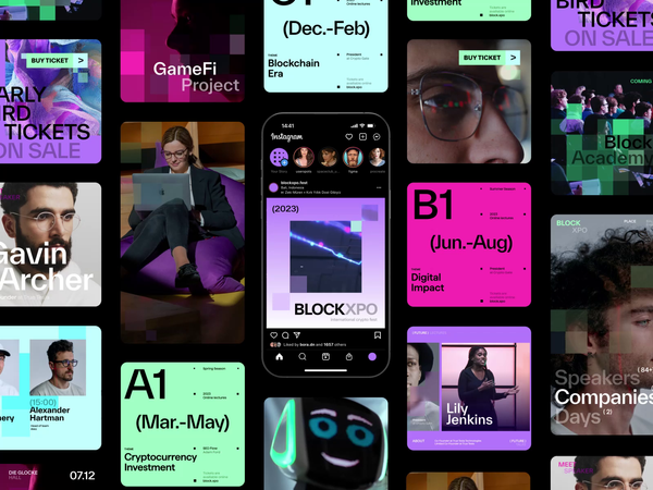 Identity Blockchain Festival by Julia Dmitrievna for Geex Arts on Dribbble