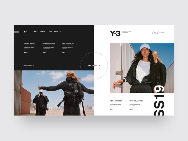 Y-3 | Yohji Yamamoto | S/S 19 by Samuel Thompson | Dribbble